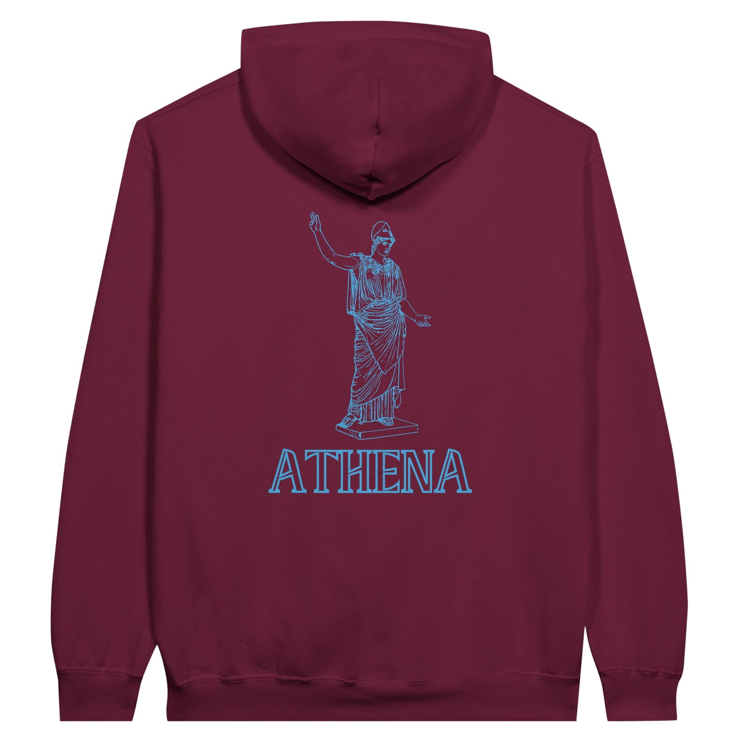 Athena Goddess of Wisdom Hoodie – Premium Cotton Blend