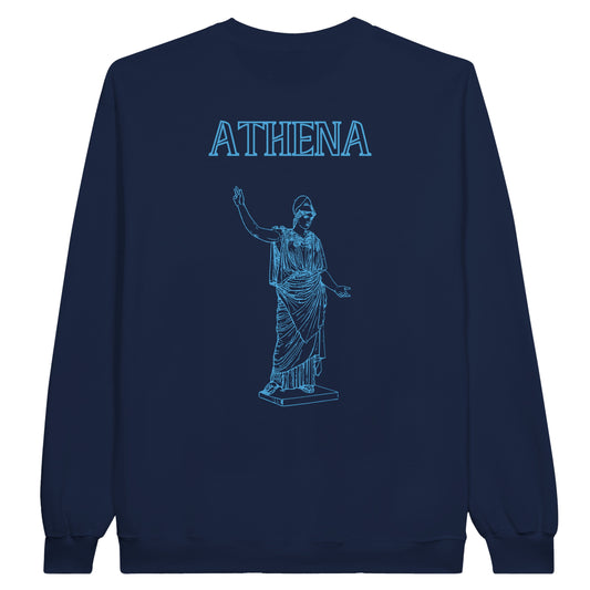 Athena Goddess of Wisdom Sweatshirt - Premium Crew Neck