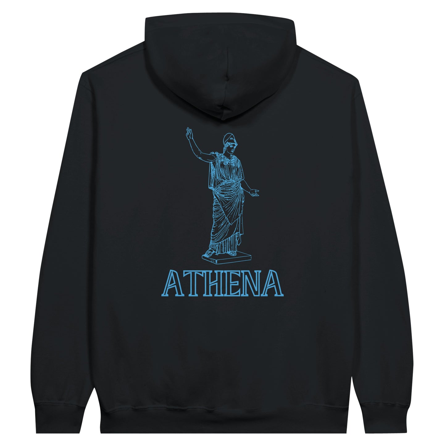 Athena Goddess of Wisdom Hoodie – Premium Cotton Blend