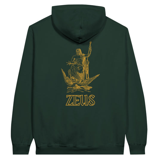 Zeus God of Olympus Hoodie - Premium Cotton Blend